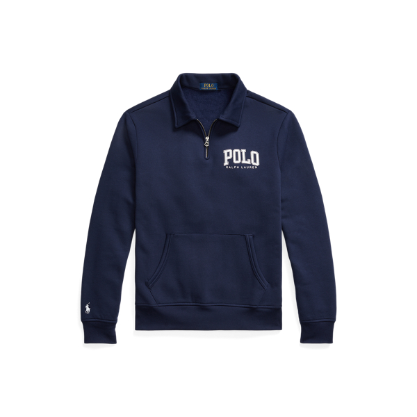 【POLO RALPH LAUREN】The RL Fleece Logo Collaredスウェット The RL Fleece Logo Collared Sweatshirt