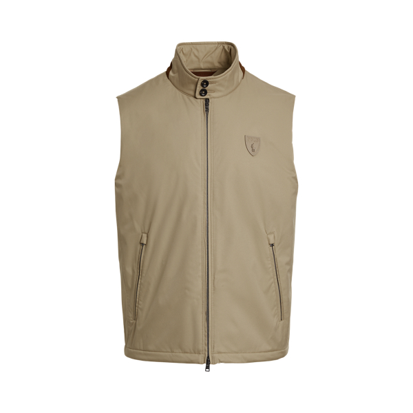 Gabardine Full-Zip Gilet