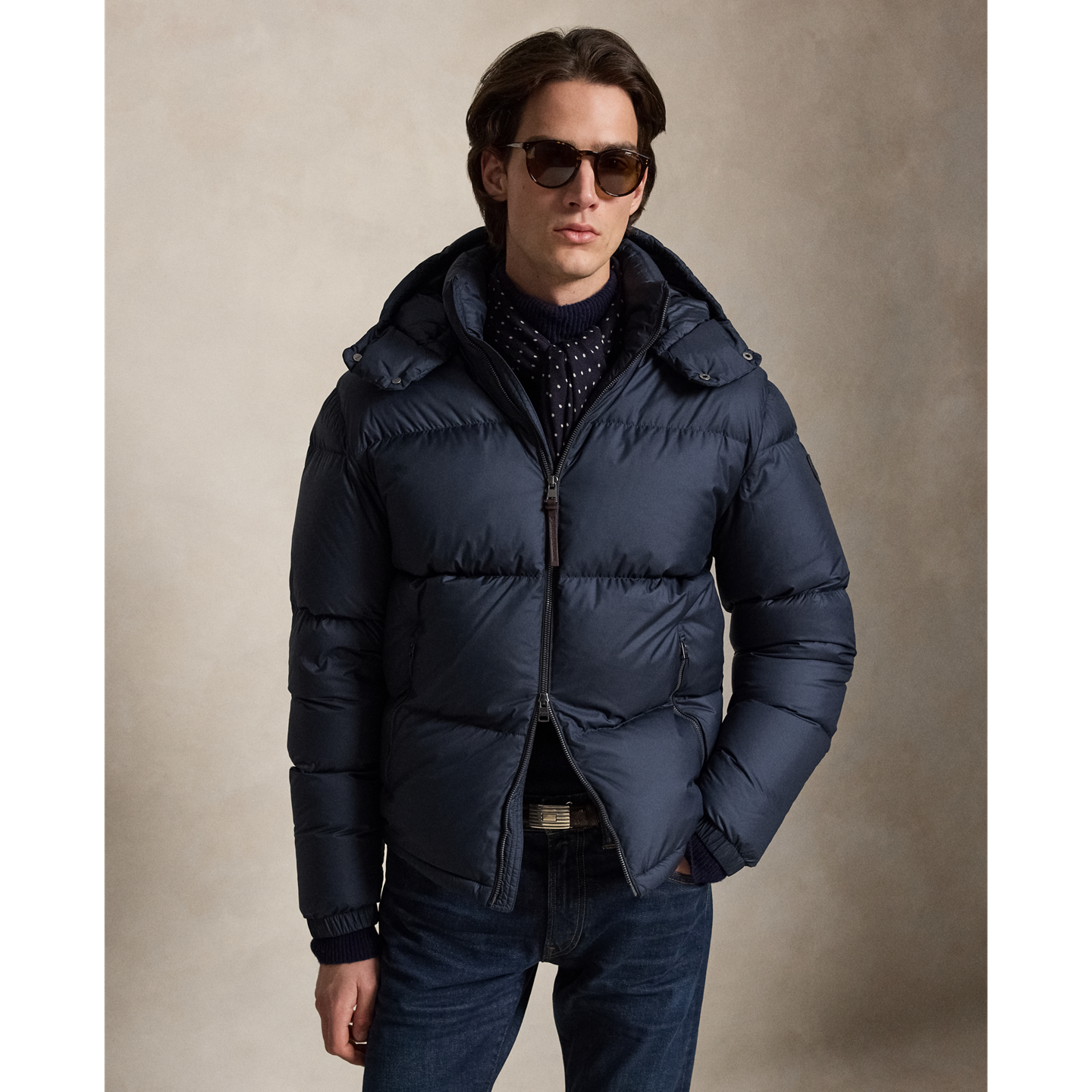 Мужская куртка Ralph Lauren The Decker Matte Down, цвет: Тёмно-синий — фото 5