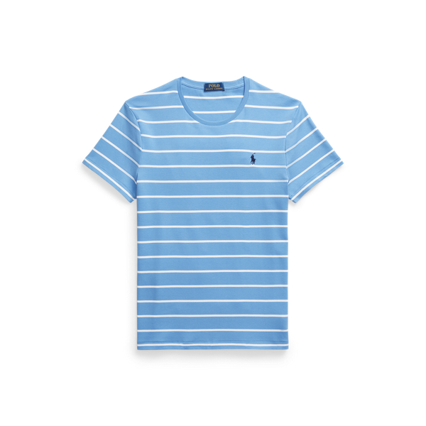 Custom Slim Striped Soft Cotton T-Shirt