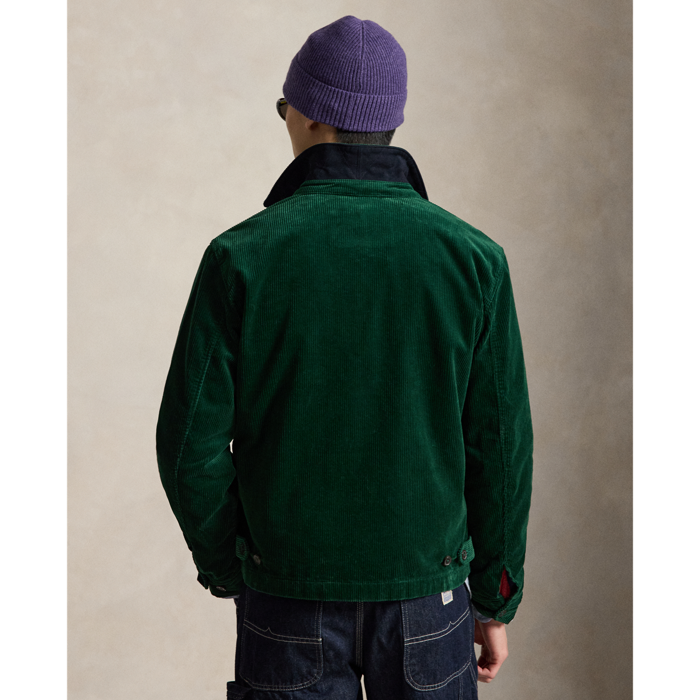 Мужская куртка Ralph Lauren The Wynton Corduroy, цвет: Тёмно-зелёный — фото 2