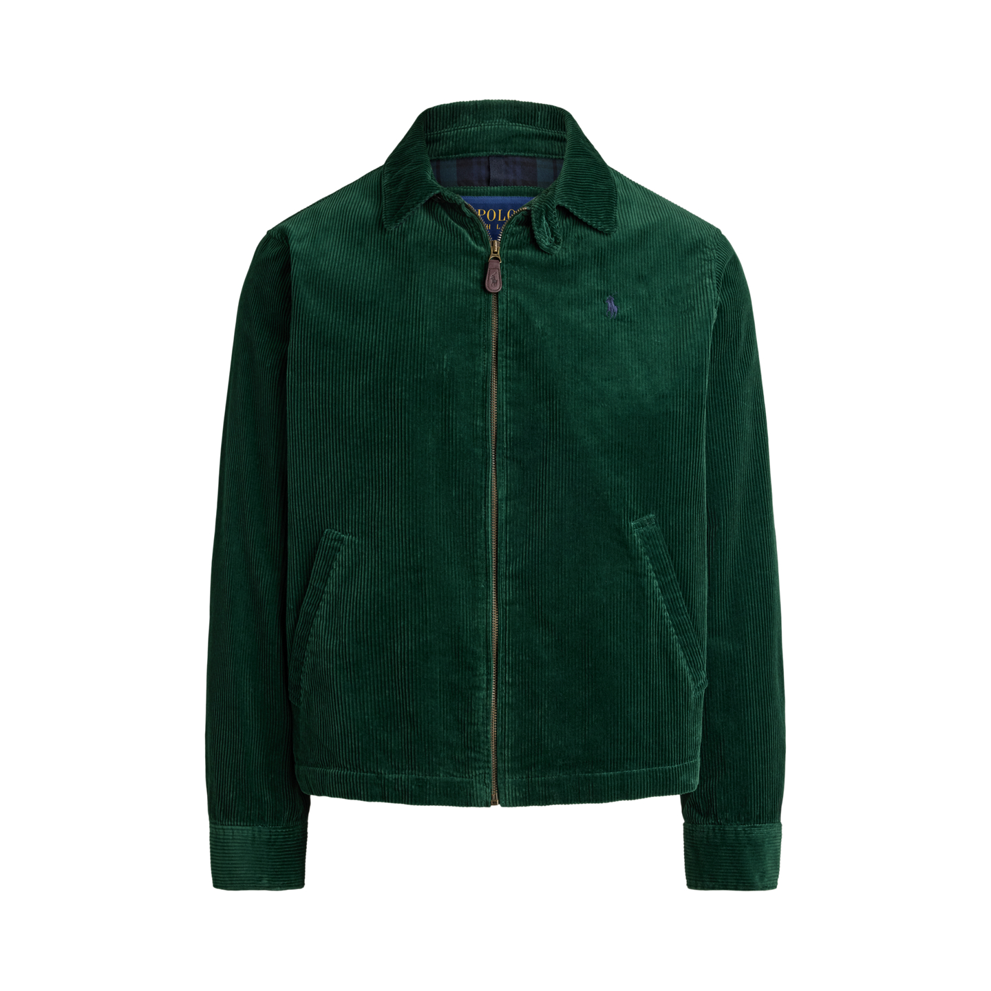 Мужская куртка Ralph Lauren The Wynton Corduroy, цвет: Тёмно-зелёный — фото 5
