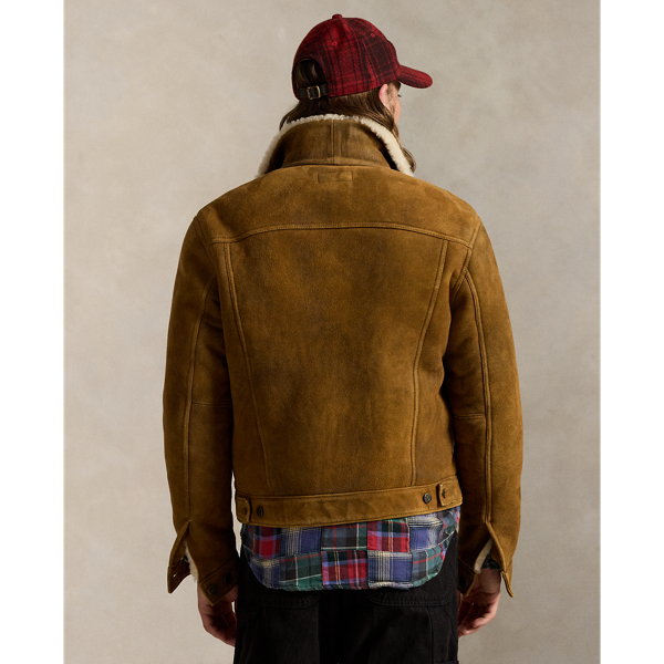 Soft Brown X Shearling Trucker Jacket Polo Ralph Lauren 5