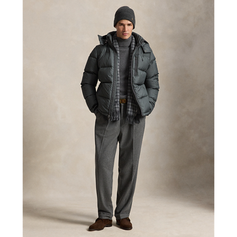 Мужская куртка Ralph Lauren The Gorham Down, цвет: Угольный серый