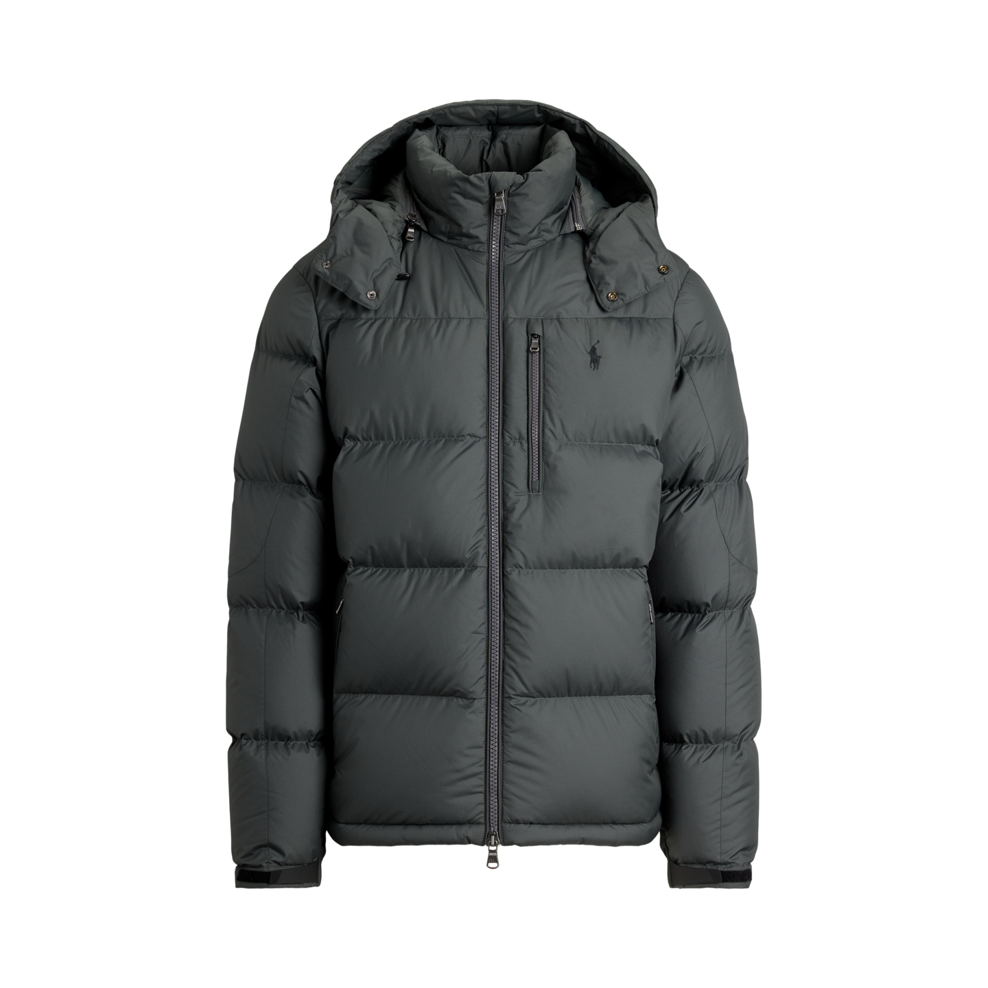 Мужская куртка Ralph Lauren The Gorham Down, цвет: Угольный серый — фото 7