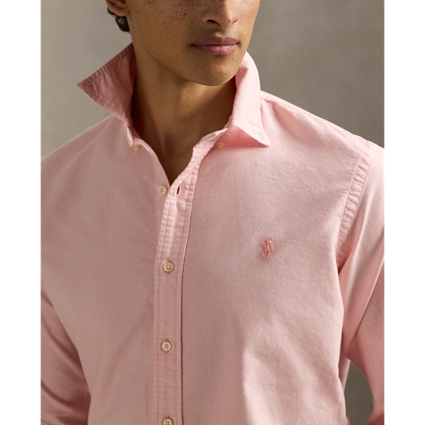 Custom Fit Mineral-Dyed Oxford Shirt