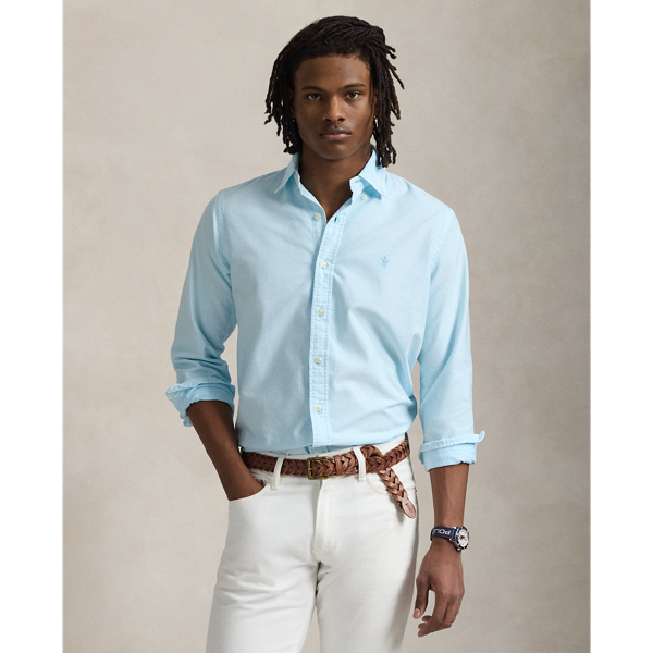 Custom Fit Mineral-Dyed Oxford Shirt