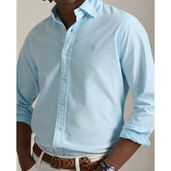Custom Fit Mineral-Dyed Oxford Shirt
