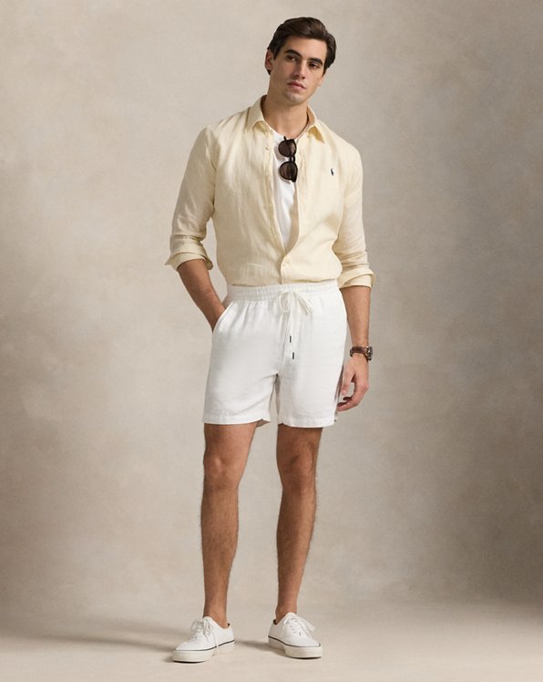 Men's Cream Casual Shirts | Ralph Lauren® PK Men's Cream Casual Shirts | Ralph Lauren® PK