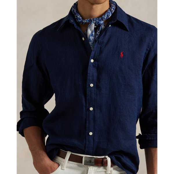 Slim Fit Linen Shirt