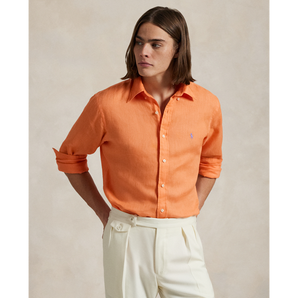 Poppy Slim-Fit Leinenhemd Polo Ralph Lauren 1
