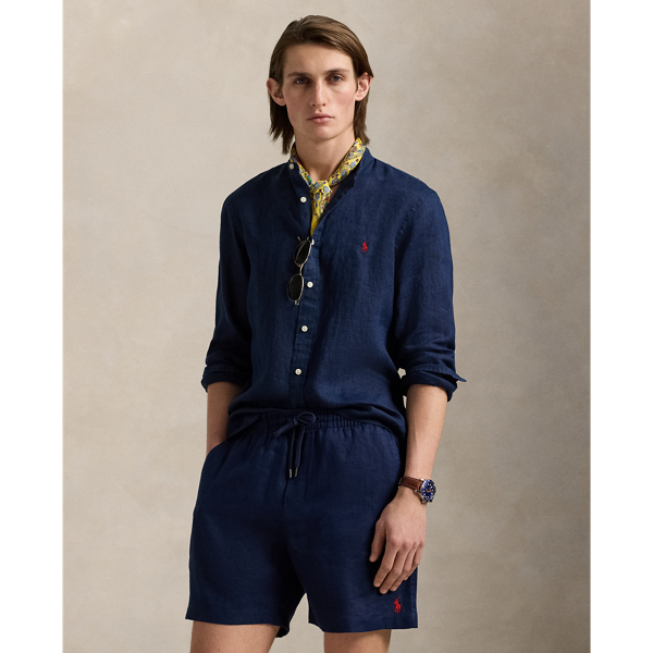 Newport Navy Slim-Fit Leinenhemd Polo Ralph Lauren 1