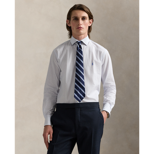 Diamond Dot Deco Custom-Fit Stretch-Popelinehemd Polo Ralph Lauren 1