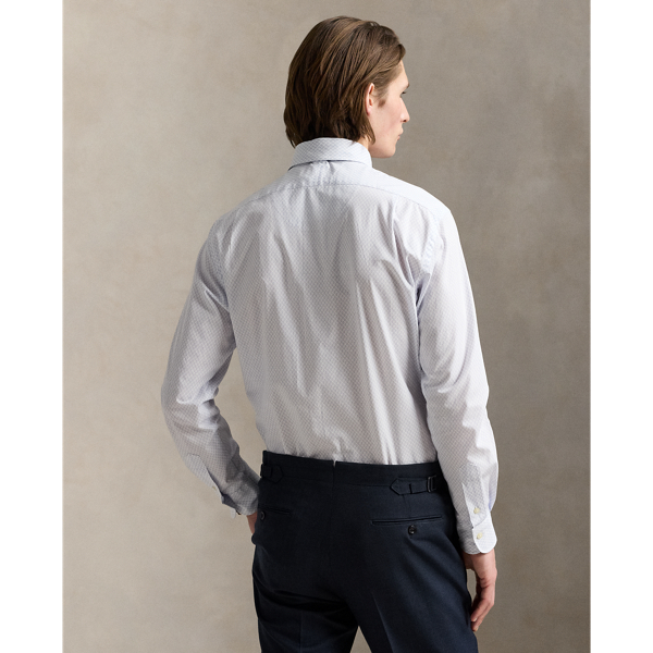 Custom Fit Print Stretch Poplin Shirt for Men | Ralph Lauren® UZ