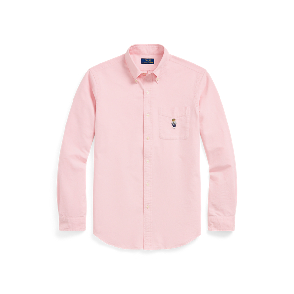 Custom Fit Polo Bear Oxford Shirt