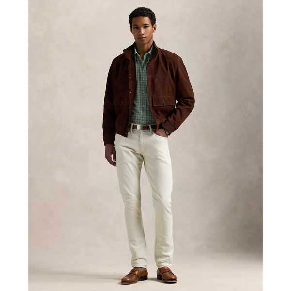 Custom Fit Checked Stretch Poplin Shirt