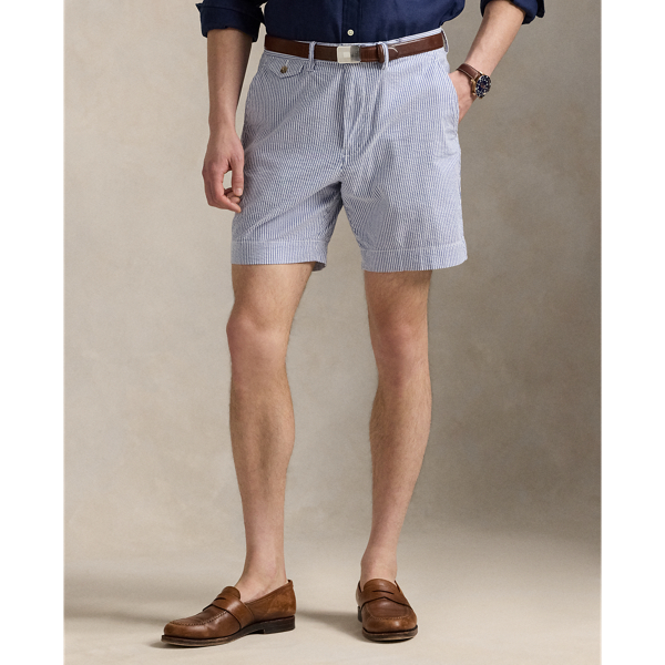 7-Inch Stretch Classic Seersucker Short