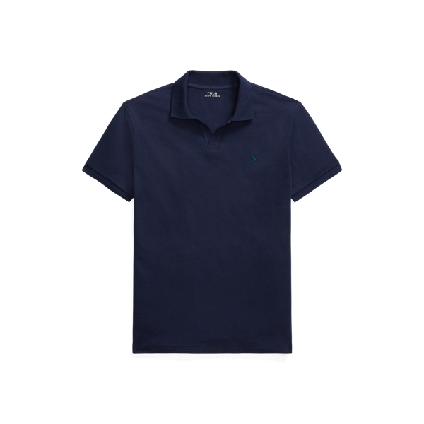 Custom Slim Fit Stretch Mesh Polo Shirt