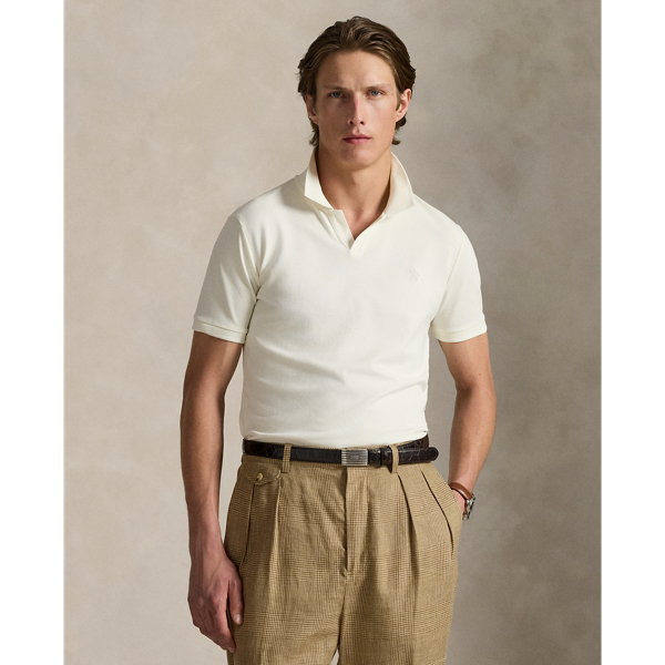 Polo Custom Slim Fit en piqué stretch
