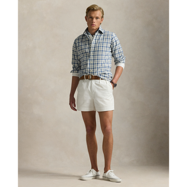 Custom Fit Plaid Oxford Shirt