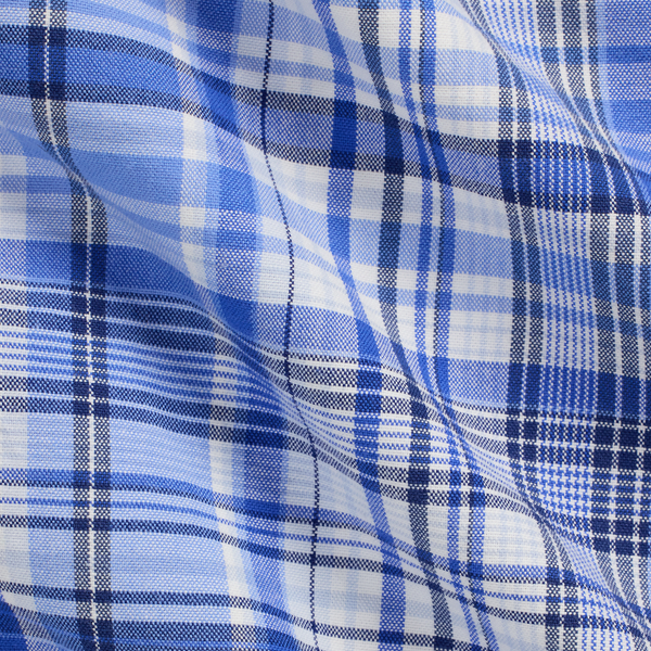 Custom Fit Plaid Oxford Shirt