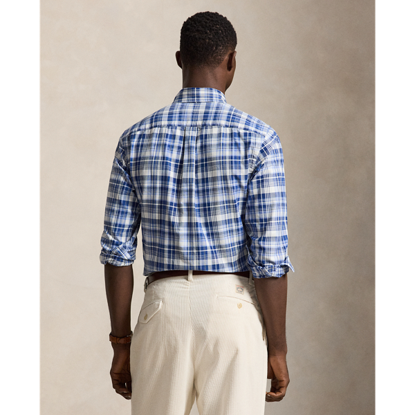 Koszula oxford w kratę Custom Fit