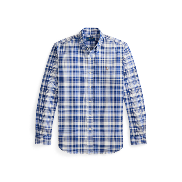 Koszula oxford w kratę Custom Fit