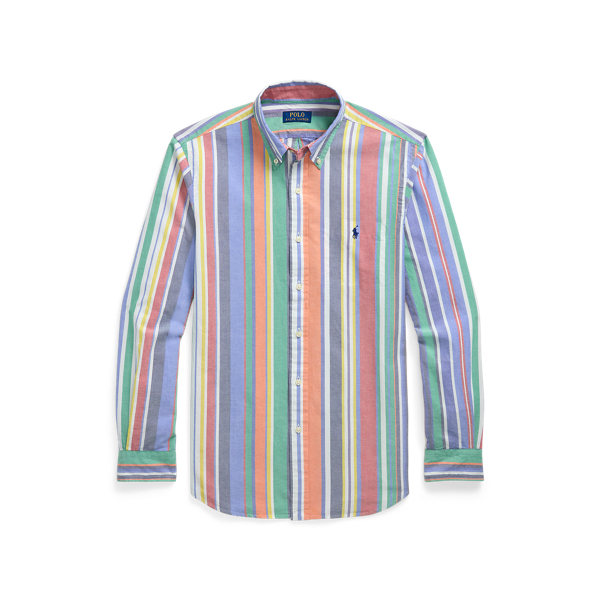 Custom Fit Striped Oxford Shirt