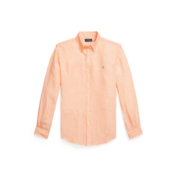 Tシャツ・カットソー Ralph Lauren Custom-Fit Striped Linen Shirt (710969636 002) Custom Fit Striped Linen Shirt for Men | Ralph Lauren® JO