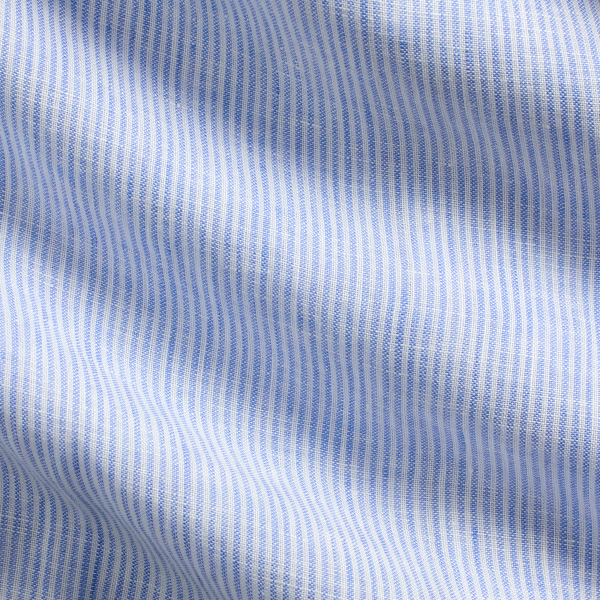 Custom Fit Striped Linen Shirt