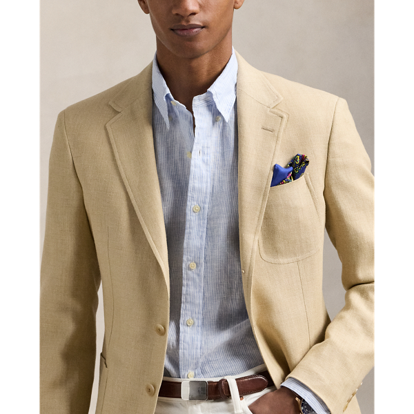 Custom Fit Striped Linen Shirt