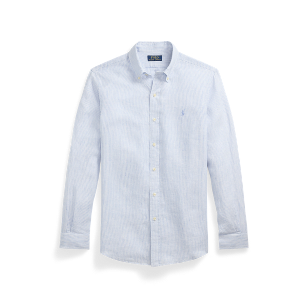 Custom Fit Striped Linen Shirt