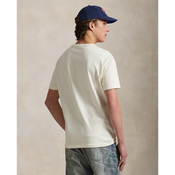 Men's Cream Designer T-Shirts | Ralph Lauren® CY