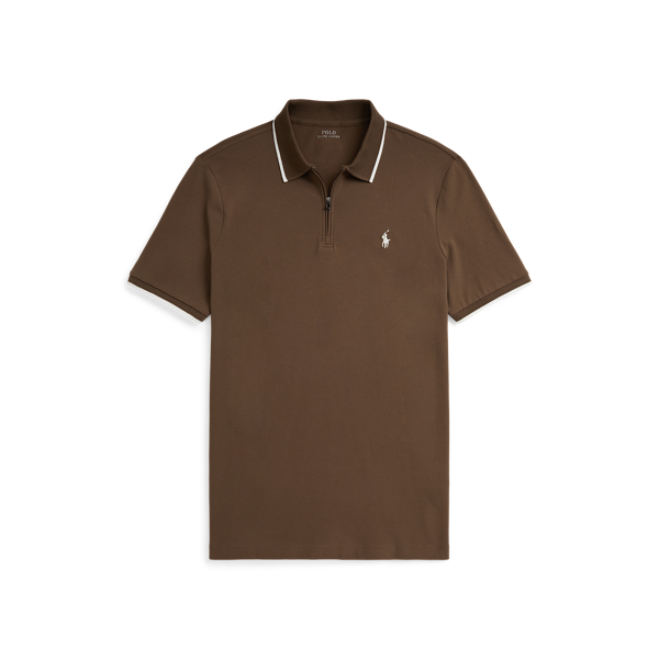 Classic Fit Stretch Mesh Polo Shirt