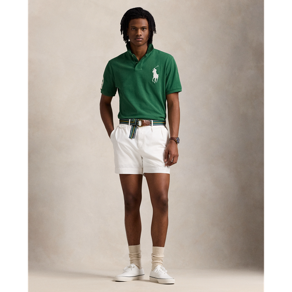 ★★POLO RALPH LAUREN★★ Custom Slim Fit Polo Country T-Shi Custom Slim Fit Big Pony Mesh Polo Shirt for Men | Ralph
