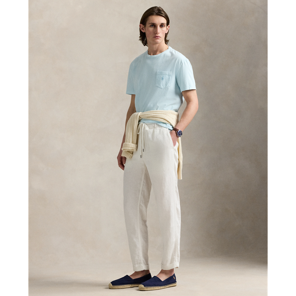 Custom Slim Mineral-Dyed Pocket T-Shirt