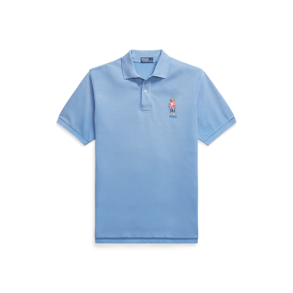 【POLO RALPH LAUREN】CUSTOM SLIM POLO BEAR MESHポロシャツ Polo Ralph Lauren Men's Custom Slim Polo Bear Mesh Polo