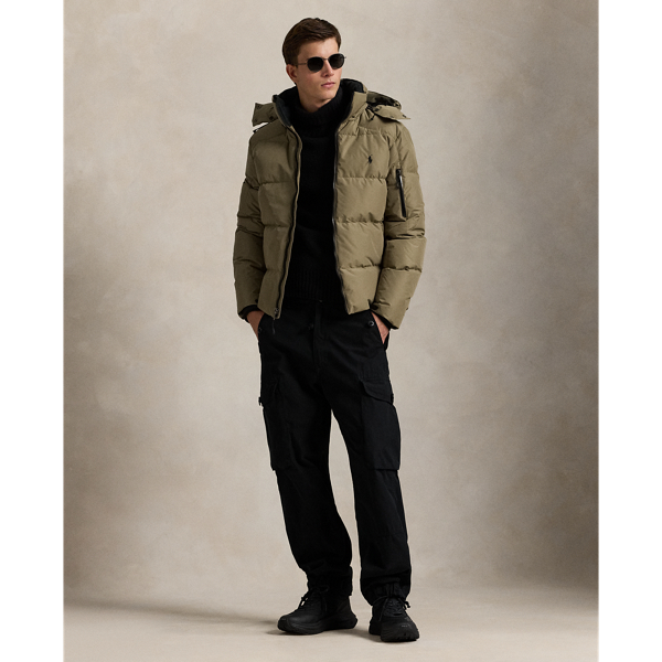 Daunenjacke mit Kapuze