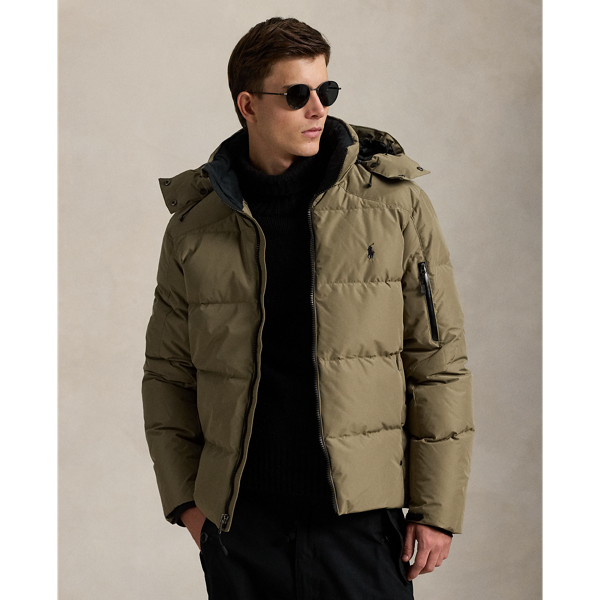 Daunenjacke mit Kapuze