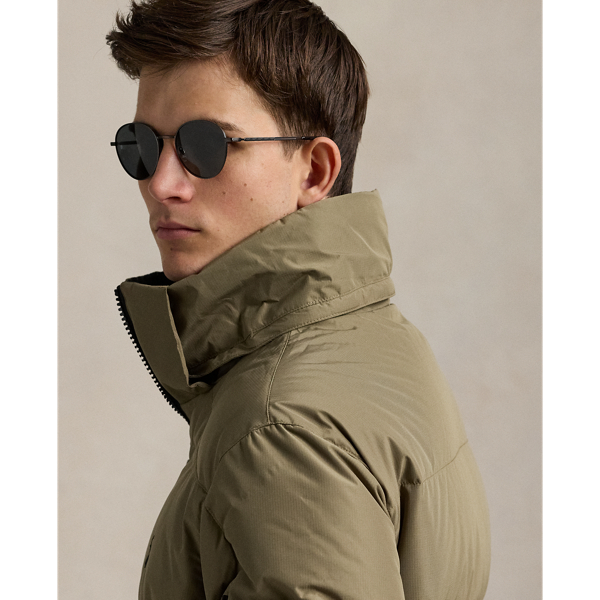 Daunenjacke mit Kapuze