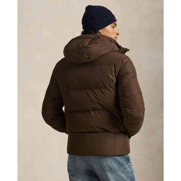 Nutmeg Brown Hooded Down Jacket Polo Ralph Lauren 4