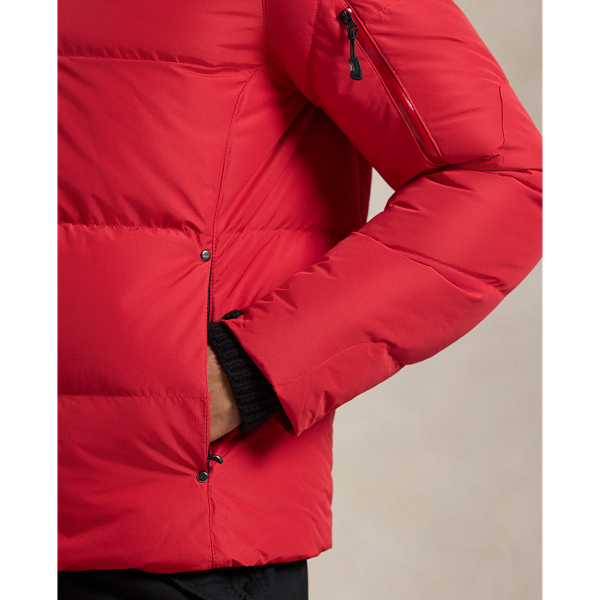 Red Hooded Down Jacket Polo Ralph Lauren 7