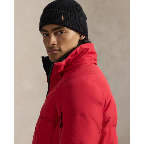 Red Hooded Down Jacket Polo Ralph Lauren 8