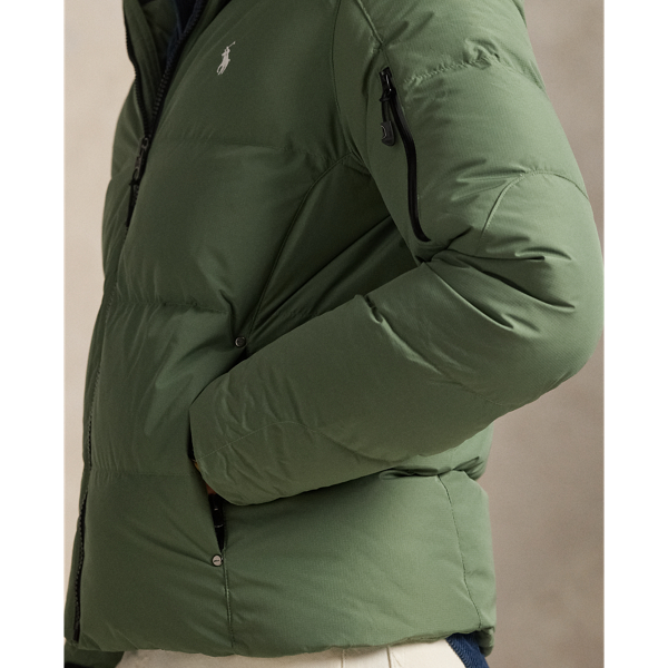 Cargo Green Hooded Down Jacket Polo Ralph Lauren 6