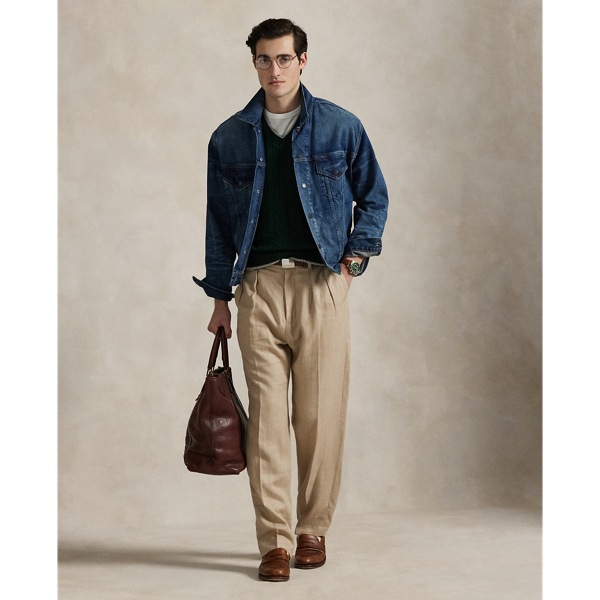 Baumwollpullunder mit Zopfmuster