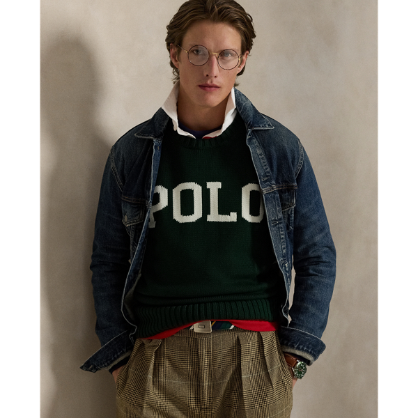 Big Fit Logo Cotton Jumper