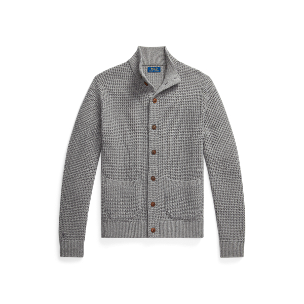 Waffle-Knit Wool-Cotton Cardigan Polo Ralph Lauren 1