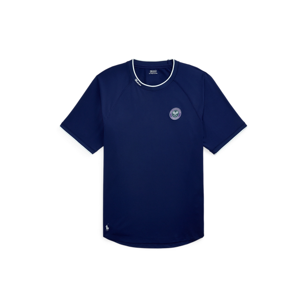 Custom-Slim-Fit Piqué-T-Shirt Wimbledon Polo Ralph Lauren in Edles Navy 2