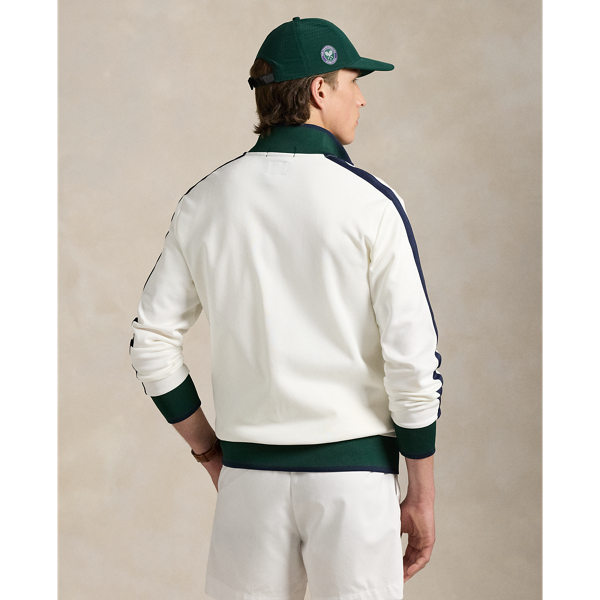 Ceramic White Wimbledon Track Jacket Polo Ralph Lauren 5