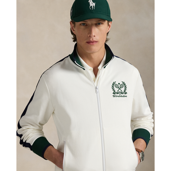 Ceramic White Wimbledon Track Jacket Polo Ralph Lauren 6